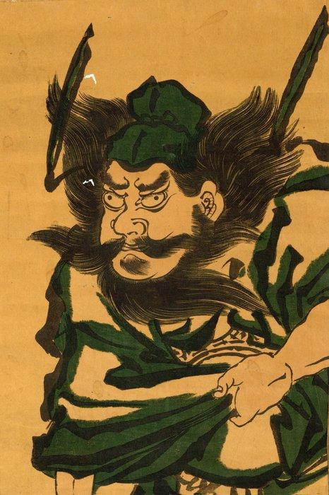 Stand up figure  - Utagawa Kuniyoshi (1797-1861), Keisai, Antiek en Kunst, Antiek | Overige Antiek