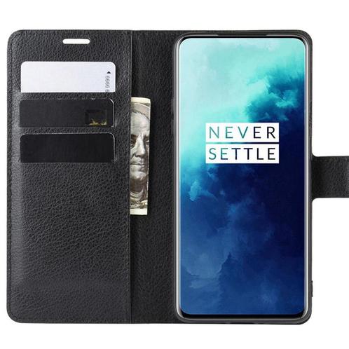 ProGuard OnePlus 7T Pro Wallet Flip Case Zwart, Telecommunicatie, Mobiele telefoons | Hoesjes en Frontjes | Overige merken, Nieuw