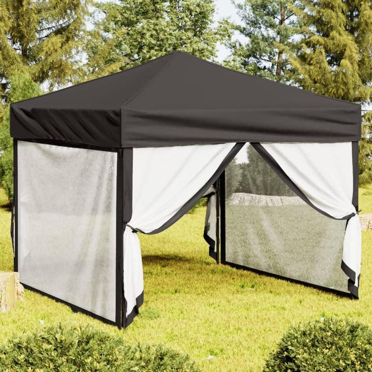 vidaXL Partytent inklapbaar met zijwanden 3x3 m, Tuin en Terras, Partytenten, Partytent, Nieuw, Verzenden