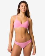 HEMA Damesstring second skin micro roze 3=35% / 2=25%, Kleding | Dames, Ondergoed en Lingerie, Verzenden, Roze