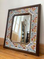 Spiegel - Hout - Faience Espagnole - 84 cm