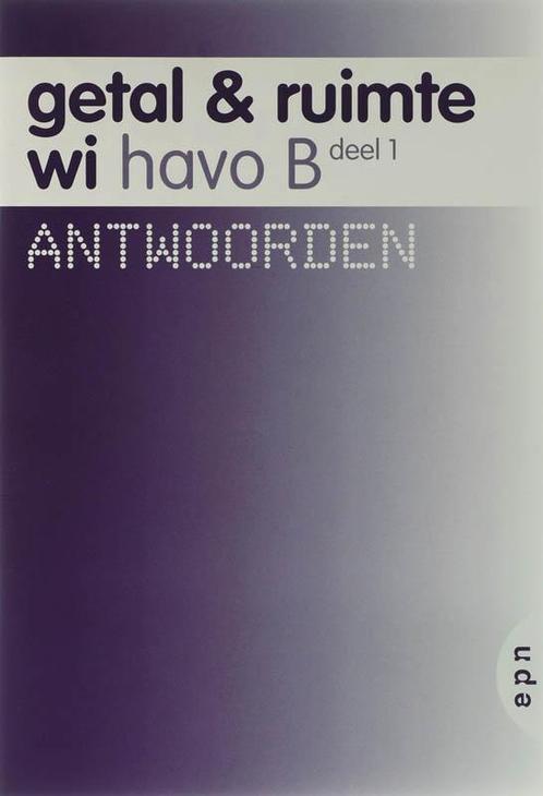 Getal en Ruimte 1 Havo B Antwoorden 9789011098725, Boeken, Schoolboeken, Gelezen, Verzenden
