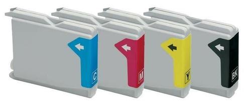 Brother DCP-135C cartridges LC-970 set 4 stuks huismerk, Computers en Software, Printerbenodigdheden, Nieuw, Verzenden