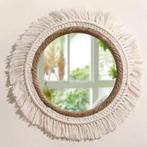 Macramé Wandspiegel Boho Decoratie met Kwastjes Stijl, Verzenden, Nieuw