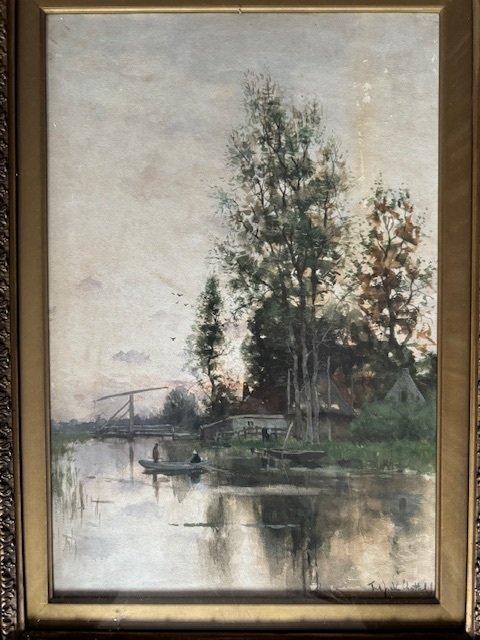Fredericus Jacobus van Rossum du Chattel (1856-1917) -, Antiek en Kunst, Kunst | Schilderijen | Klassiek