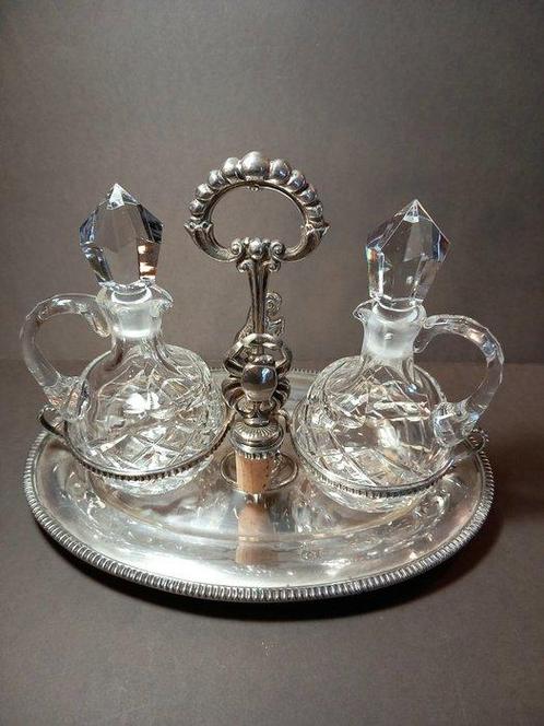 Unknown - Unknown - Tafelservies (8) - Kristal, Zilver, Antiek en Kunst, Antiek | Keukenbenodigdheden