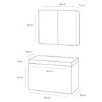 Badkamermeubelset Differnz Somero Met Beton Wastafel 60 cm, Ophalen of Verzenden, Nieuw