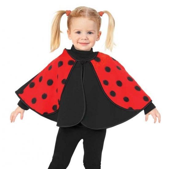 Peuter verkleed poncho lieveheersbeestjes - Dierenpakken, Kinderen en Baby's, Carnavalskleding en Verkleedspullen, Ophalen of Verzenden