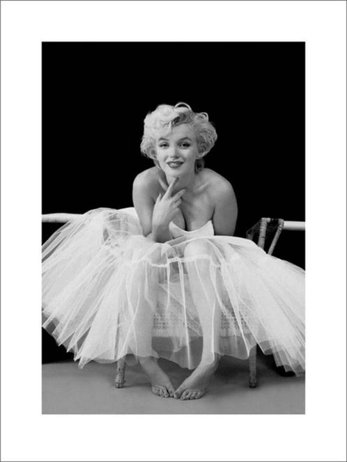 Kunstdruk Marilyn Monroe Ballerina 60x80cm, Huis en Inrichting, Woonaccessoires | Schilderijen, Tekeningen en Foto's, Nieuw, Verzenden