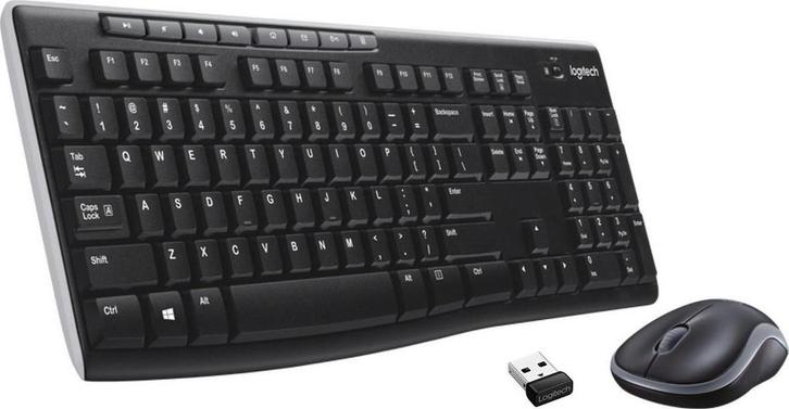 Logitech MK270 Wireless Combo (Qwerty US), Computers en Software, Toetsenborden, Ophalen of Verzenden
