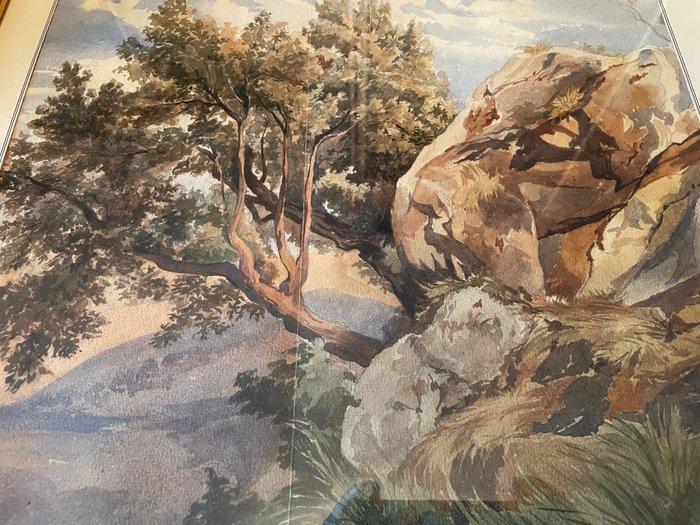 Teodoro Duclere (1812-1869) - Paesaggio, Antiek en Kunst, Kunst | Schilderijen | Klassiek