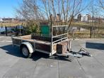 Bakwagen 250 x 130 cm Kuiper geremd 1300 kg, Ophalen, Gebruikt