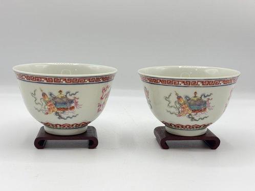 Bajixiang bowls - Kom (2) - Porselein, Antiek en Kunst, Antiek | Overige Antiek