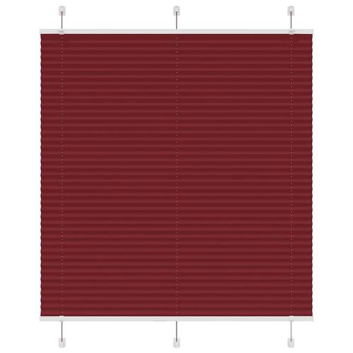 vidaXL Plissé rolgordijn 120x100cm stofbreedte 119,4cm, Huis en Inrichting, Stoffering | Gordijnen en Lamellen, Rood, Nieuw, Verzenden
