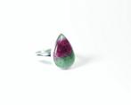 Robijn - Zoisiet (Anyoliet) Set Ring + Hanger / Cabochon /
