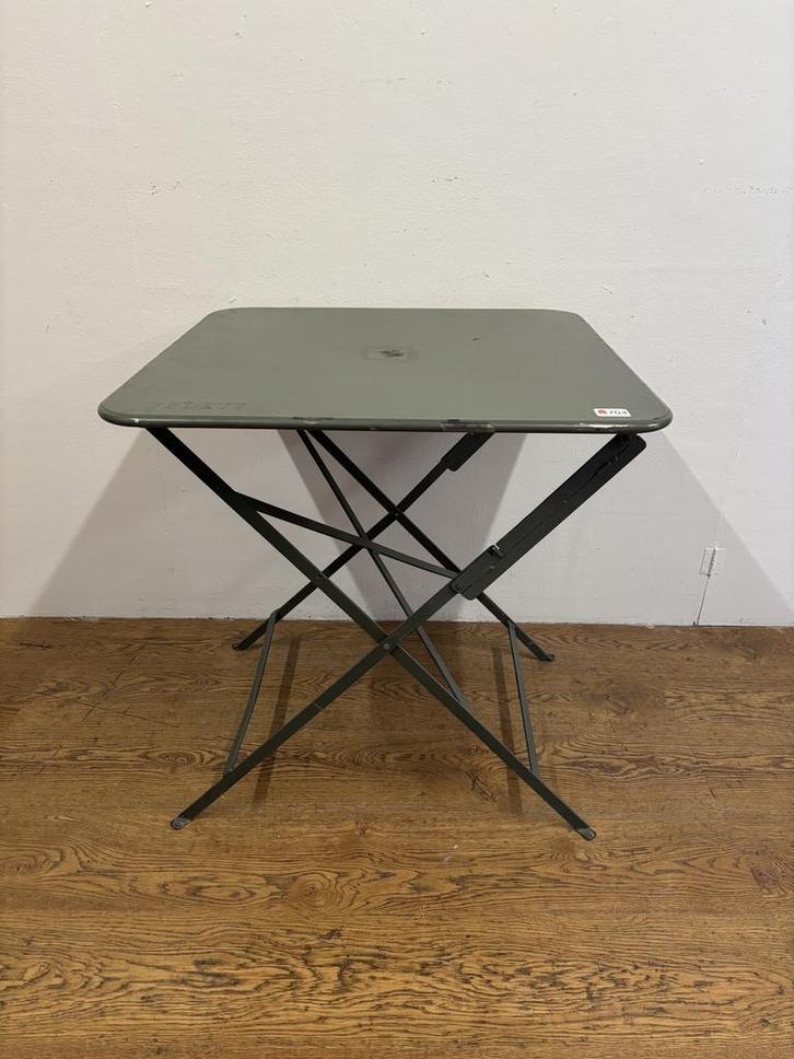 Gebruikte Terrastafel (70x70cm) - T1503 Vintage/Café, Huis en Inrichting, Tafels | Eettafels, Ophalen