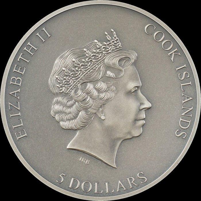 Cookeilanden. 5 Dollars 2022 - Trapped series 4 - UNTRAPPED, Postzegels en Munten, Munten | Europa | Niet-Euromunten