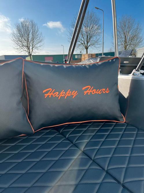 Sloep bootkussens Armsteun met RVS Bekerhouders, Watersport en Boten, Accessoires en Onderhoud, Interieur en Kussens, Nieuw, Verzenden