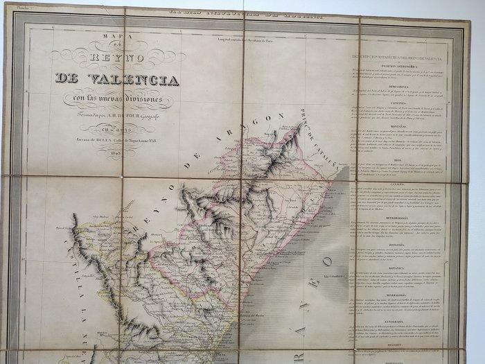 Spanje - Valencia; A.H. Dufour - Atlas Nacional de Espana -, Boeken, Atlassen en Landkaarten