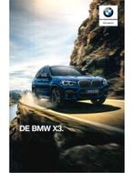 2018 BMW X3 BROCHURE NEDERLANDS, Nieuw, BMW, Author