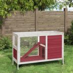 vidaXL Konijnenhok 103x44x69,5 cm massief grenenhout, Dieren en Toebehoren, Knaagdieren en Konijnen | Hokken en Kooien, Verzenden