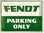 Fendt parking only reclamebord, Verzamelen, Nieuw, Verzenden