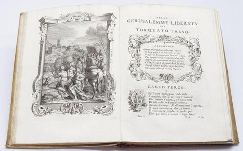 Tasso - Gerusalemme Liberata - 1760, Antiek en Kunst, Antiek | Boeken en Bijbels
