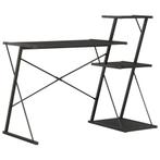 Bureau met Schap Zwart | Retourdeal | Ruimtebesparend, Ophalen of Verzenden, Nieuw, Bureau