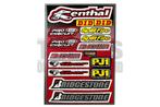 Stickerset sponsor Bridgestone 15-delig, Ophalen of Verzenden, Nieuw