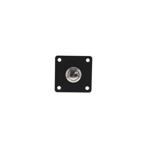 Intersteel Deurbel vierkant - RVS/mat zwart, Huis en Inrichting, Deurbellen, Nieuw, Verzenden