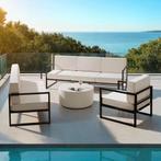 Tuin-loungeset Comosa voor 7 personen, XXL kussens - bruin /, Verzenden, Nieuw