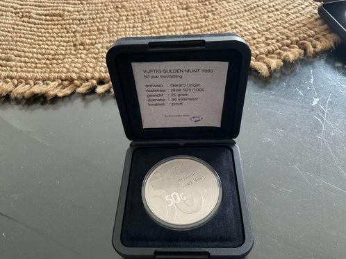 Nederland. 50 Gulden Lot 9 stuks 1982/1998, Postzegels en Munten, Munten | Nederland