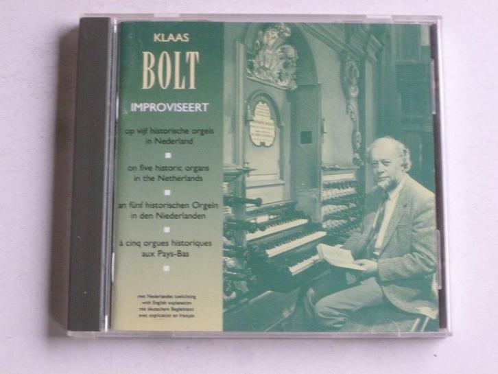 Klaas Bolt improviseert op 5 Nederlandse Orgels, Cd's en Dvd's, Cd's | Klassiek, Zo goed als nieuw, Verzenden