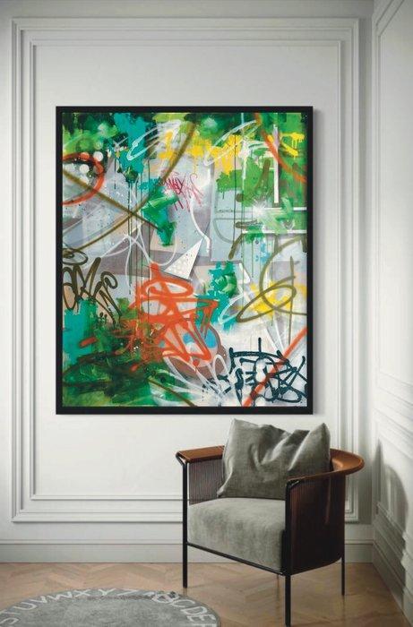 Reyes - Urban Galaxy (SIZE XXL), Antiek en Kunst, Kunst | Schilderijen | Modern
