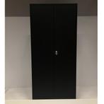 (MDK-106333) Kwadrant tweedeurskast zwart 195 cm nieuw, Ophalen of Verzenden, Nieuw