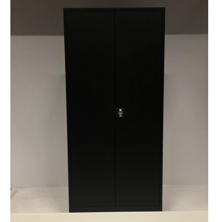 (MDK-106333) Kwadrant tweedeurskast zwart 195 cm nieuw, Huis en Inrichting, Kasten | Roldeurkasten en Archiefkasten, Nieuw, Ophalen of Verzenden
