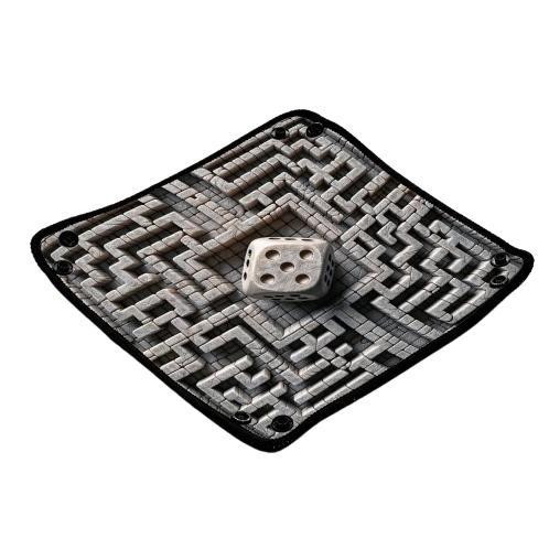 Dobbelsteenbak Stof - Crypto Maze | Off Line -, Hobby en Vrije tijd, Gezelschapsspellen | Bordspellen, Nieuw, Verzenden
