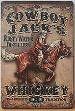 Cowboy jack's wiskey reclamebord, Verzamelen, Merken en Reclamevoorwerpen, Nieuw, Verzenden