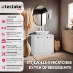 tectake® Wastafelonderkast met 2 deuren - Robuuste handgrepe, Verzenden, Zo goed als nieuw