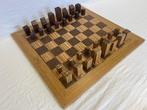 Schaakspel - Art Deco - Teak, wengé, zebrano, Antiek en Kunst, Curiosa en Brocante