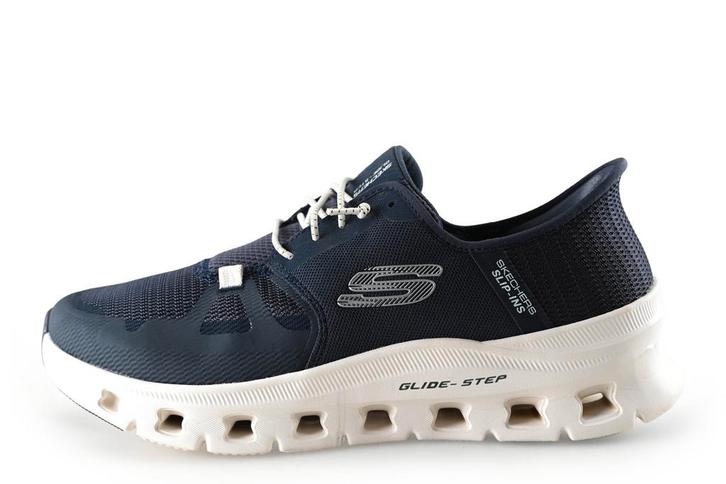 Skechers instappers in maat 42 Blauw | 15% korting, Kleding | Heren, Schoenen, Blauw, Zo goed als nieuw, Overige typen, Verzenden