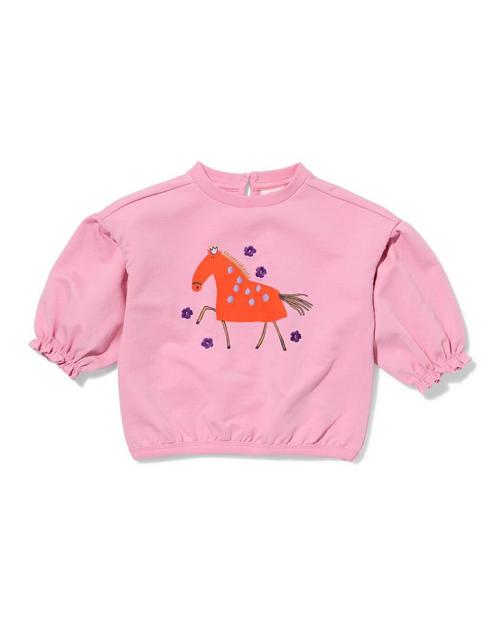 HEMA Babysweater paard roze, Kinderen en Baby's, Babykleding | Overige, Nieuw, Verzenden