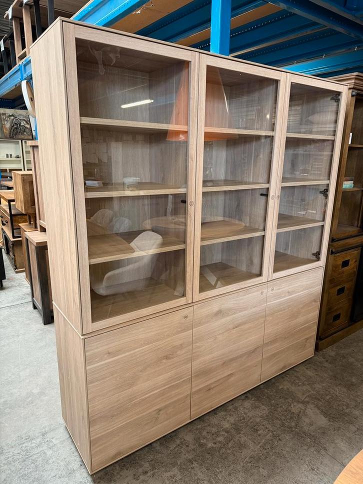 Elegance buffetkast, kleur fresh oak, Huis en Inrichting, Kasten | Buffetkasten, Nieuw, Glas, Overige materialen