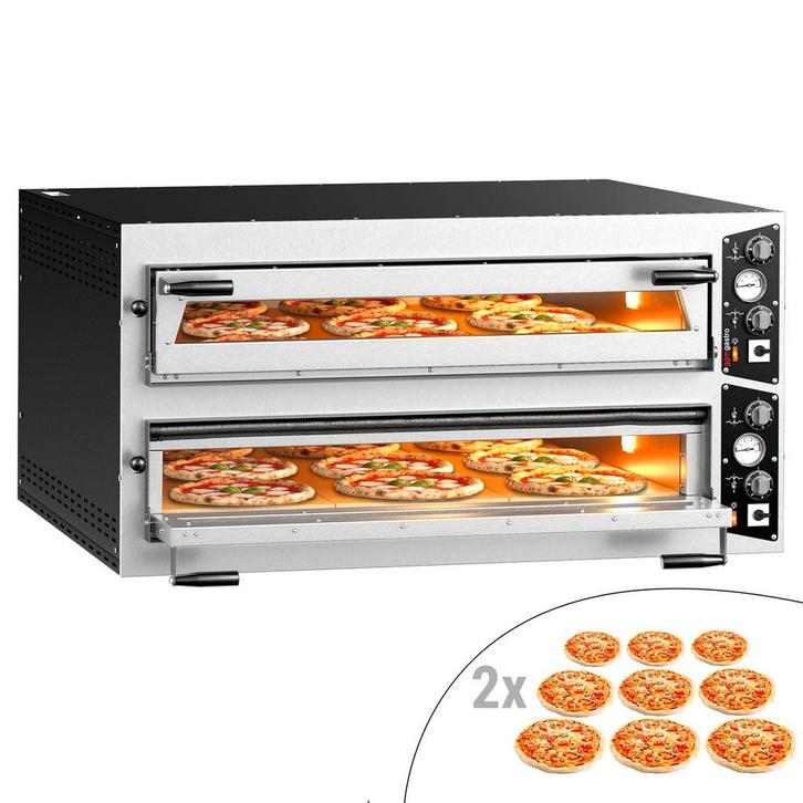 GGM Gastro | Elektrische pizzaoven Power - (chamottebodem) -, Tuin en Terras, Pizzaovens, Nieuw, Verzenden