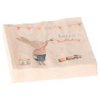 Maileg - Happy day servetten (12,5 x 12,5 cm), Nieuw