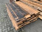 Barnwood planken 2 zijden uitstraling zwart en naturel hout, Gebruikt, 25 tot 50 mm, Grenen, Ophalen of Verzenden