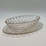 Val Saint Lambert, Luxval - Tafelmiddenstuk (2) - schubben -