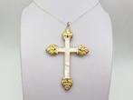 Hanger - 18 karaat Geel goud, Parelmoer, Sieraden, Tassen en Uiterlijk, Antieke sieraden