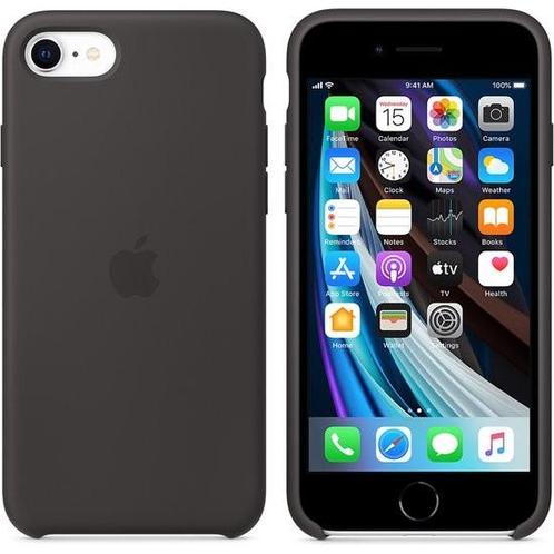 Apple - Siliconen Hoesje - iPhone SE (2022 / 2020) - Black, Hobby en Vrije tijd, Overige Hobby en Vrije tijd, Zo goed als nieuw