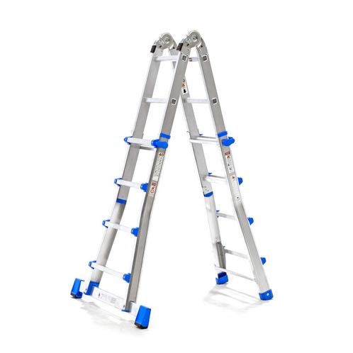 Gebruikte reformladder 4x4 treden, Doe-het-zelf en Verbouw, Ladders en Trappen, Ophalen of Verzenden